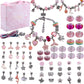 🎁 Charm Bracelet Making Kit - Includes Beads & Tools, Creative Fun for Kids/Adults, Perfect Gift Idea 👧📦