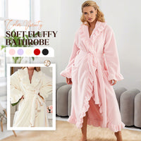 🔥Halloween Early Bird Offer✨Soft Fluffy Bathrobe 🧖♀️ – Skin-Friendly Fabric, Cozy Warmth for Post-Shower