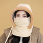 📢Stock running low! ☃️Plush-lined Thickened Thermal Hat with Face Mask for Men and Women