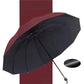 ⏳Limited stock available - while stocks last⏰12-Rib Large Foldable Windproof Umbrella🌂