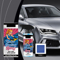 🚗40% off!✨ High-Gloss Polishing Spray—Long-lasting UV protection/water-repellent, compatible with paintwork, rims, and glass.