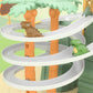 ⏰Halloween Early Bird Sale🥳Electric Dual Track Dinosaur Slide - Interactive Fun with Track Changes and Lights