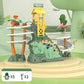 ⏰Halloween Early Bird Sale🥳Electric Dual Track Dinosaur Slide - Interactive Fun with Track Changes and Lights