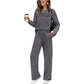 🔥40% OFF!💓Women's Crew Neck Top & Drawstring Pants Set