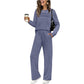 🔥40% OFF!💓Women's Crew Neck Top & Drawstring Pants Set