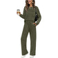 🔥40% OFF!💓Women's Crew Neck Top & Drawstring Pants Set