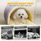 😸Warmth Cozy Comfort  Plush Pet Cave