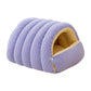 😸Warmth Cozy Comfort  Plush Pet Cave