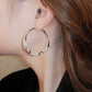 Luxury Twisted Rhinestone Earrings – Elegant, Sparkling & Timeless