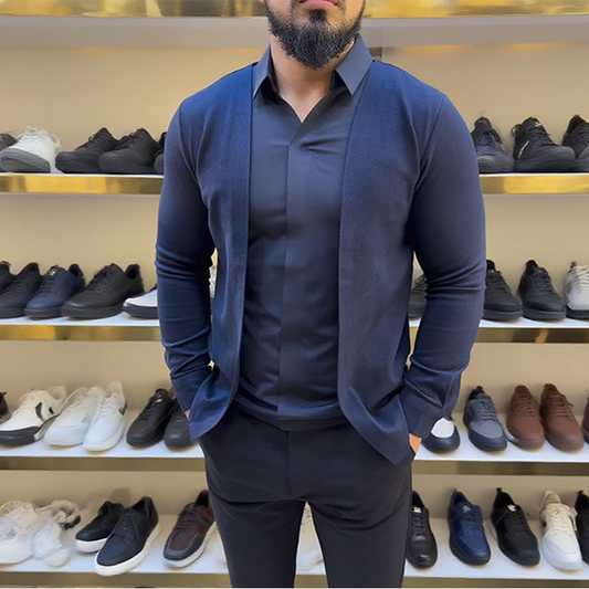 👔Limited stock available 49% OFF💥Men's Mock Two-Piece Shirt