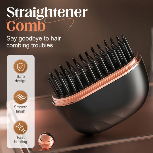 🏆Flash Sale 40% OFF⚡🔥Mini Cordless Hair Straightener Comb