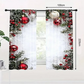 🎅Xmas Sales - 49% OFF🎄Christmas Window Curtains 2-Piece Set for Home Decor