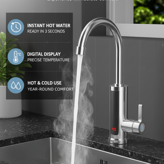 🔥Last day of the limited-time 40% off sale!🔥Tankless Instant Hot Water Heater Faucet