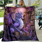 🎅Christmas Sale 50% OFF!!🦖Artistic Print Flannel Throw Blanket