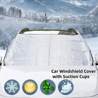 🚗 Car Windshield Cover — Sun, Frost & Snow Shield