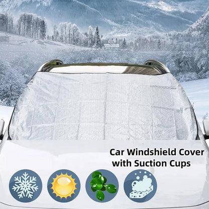 🚗 Car Windshield Cover — Sun, Frost & Snow Shield