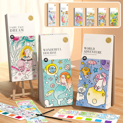 🎅Christmas Gift 40% OFF!🧑‍🎨Watercolor Painting Book