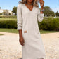 Women’s Long Sleeve V-Neck Knit Dress