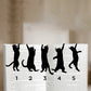 Adorable Cat-Shaped Metal Bookmark 5 PCS Set