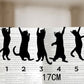 Adorable Cat-Shaped Metal Bookmark 5 PCS Set