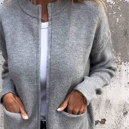 🌸 2026 Early-Spring New | Cozy Zip-Knit Jacket | All-Day Comfort