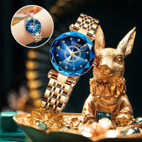 ⌚ Elegant Shining Watch💎 Crystal Dial, Stainless Steel Band & Water-Resistant for Daily Wear ✨