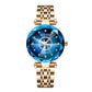 ⌚ Elegant Shining Watch💎 Crystal Dial, Stainless Steel Band & Water-Resistant for Daily Wear ✨