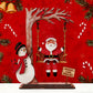 📢50 % OFF !!⏰3D Wooden Santa on Swing Tabletop Decor