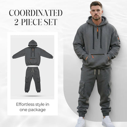 Men's Winter 2-Piece Tracksuit Set