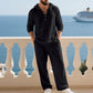 🆒Spring Sale 40% OFF!🌞Men's Hooded Casual Loose Top & Pants 2-Piece Set🏖️