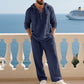 🆒Spring Sale 40% OFF!🌞Men's Hooded Casual Loose Top & Pants 2-Piece Set🏖️