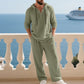🆒Spring Sale 40% OFF!🌞Men's Hooded Casual Loose Top & Pants 2-Piece Set🏖️