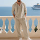 🆒Spring Sale 40% OFF!🌞Men's Hooded Casual Loose Top & Pants 2-Piece Set🏖️
