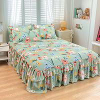 🛏️40% OFF NOW! 🎀 3-Piece Ruffled Bed Skirt Set – Elegant Design, Easy Fit & Complete Coverage 🛌