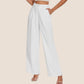 👖40% OFF🎐Women's Smart & Casual High Waisted Straight Leg Work Trousers