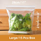 📢📢50% OFF !! ⏰Transparent Food-Grade Reinforced Double-Seal Bags
