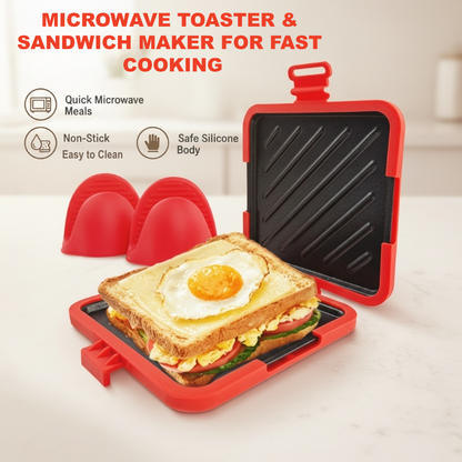 🥙New Arrivals 40% Off!🔥Microwave Toaster & Sandwich Maker For Fast Cooking