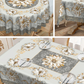 Elegant Waterproof Embossed Floral Tablecloth💮