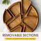🧺40% off!⚡Puzzle Serving Tray - Wood with Removable Compartments