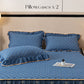 🛏️Ruffled Bed Sheet Skirt / Pillowcases – Elegant Ruffle Design, Soft & Comfortable Fabric, Easy Fit & Bedroom Decor ✨