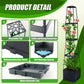 🌞40% OFF!🪵Garden Raised Bed Planter Boxes with Trellis