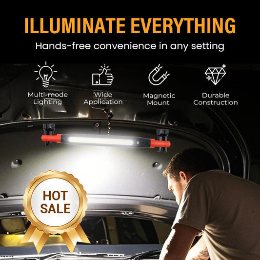 🔦50% OFF!🏕️4-in-1 Rechargeable Work Light – Hands-Free, Anywhere