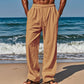 Men's Breathable Linen Trousers – Lightweight Summer Relaxed Fit ✨🌬️