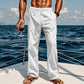 Men's Breathable Linen Trousers – Lightweight Summer Relaxed Fit ✨🌬️