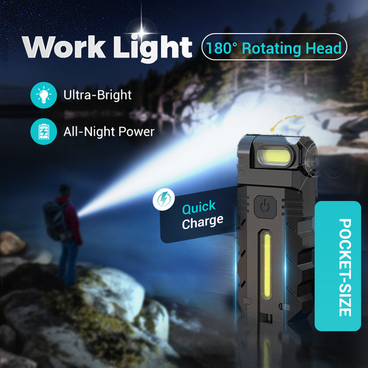 🆒40% OFF!⚡180° Rotating Head LED Work Light