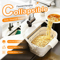 🥦50% OFF!🍅Collapsible Faucet-Hanging Sink Strainer Basket
