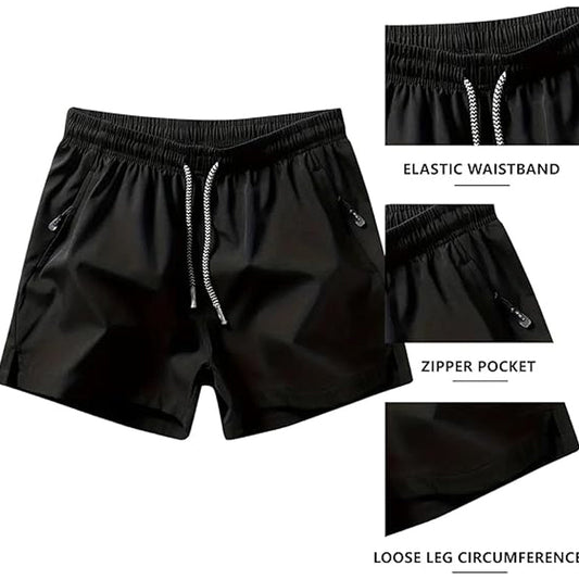 🩳 LIMITED-TIME 49% OFF! ✨ Men’s Quick-Dry Shorts – Cool-Touch, Zipper Pockets, Athletic Fit 🏃