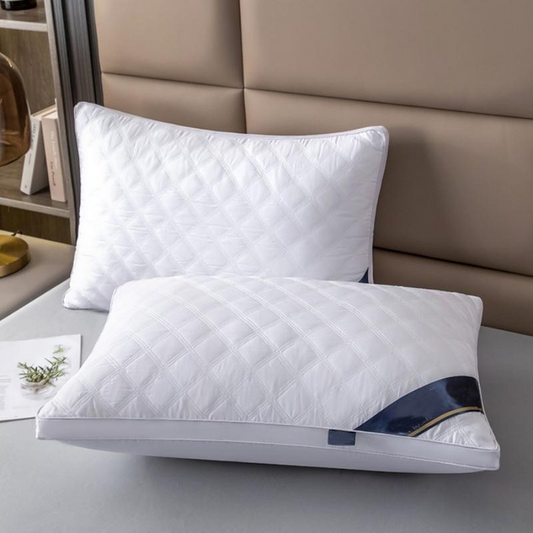 🥰40% OFF! ☁️High-Resilience Down-Like Pillow Set (2-Piece) 💤Instantly feel like you're floating on clouds—all-night support without flattening!