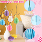 Easter Honeycomb Egg Hanging Decorations