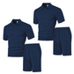 💞50K+ SOLD!💥🩳Men's Diamond Print 2-Piece Set – Ready in seconds! Soft, breathable top with easy shorts. No fuss, just style. Perfect for garden BBQs or coffee dates.